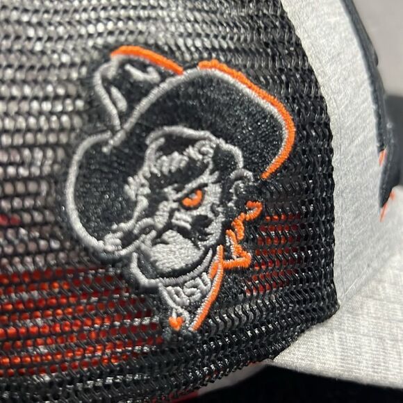 🔥🏈 OKLAHOMA STATE COWBOYS Mesh Back Snapback HAT - OSFA - PERFECT!!! - Picture 8 of 11